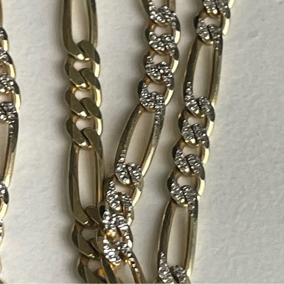 Vintage Milor Sterling silver & Gold Cuban Chainlink Bracelet Bundle Italy - Picture 13 of 14